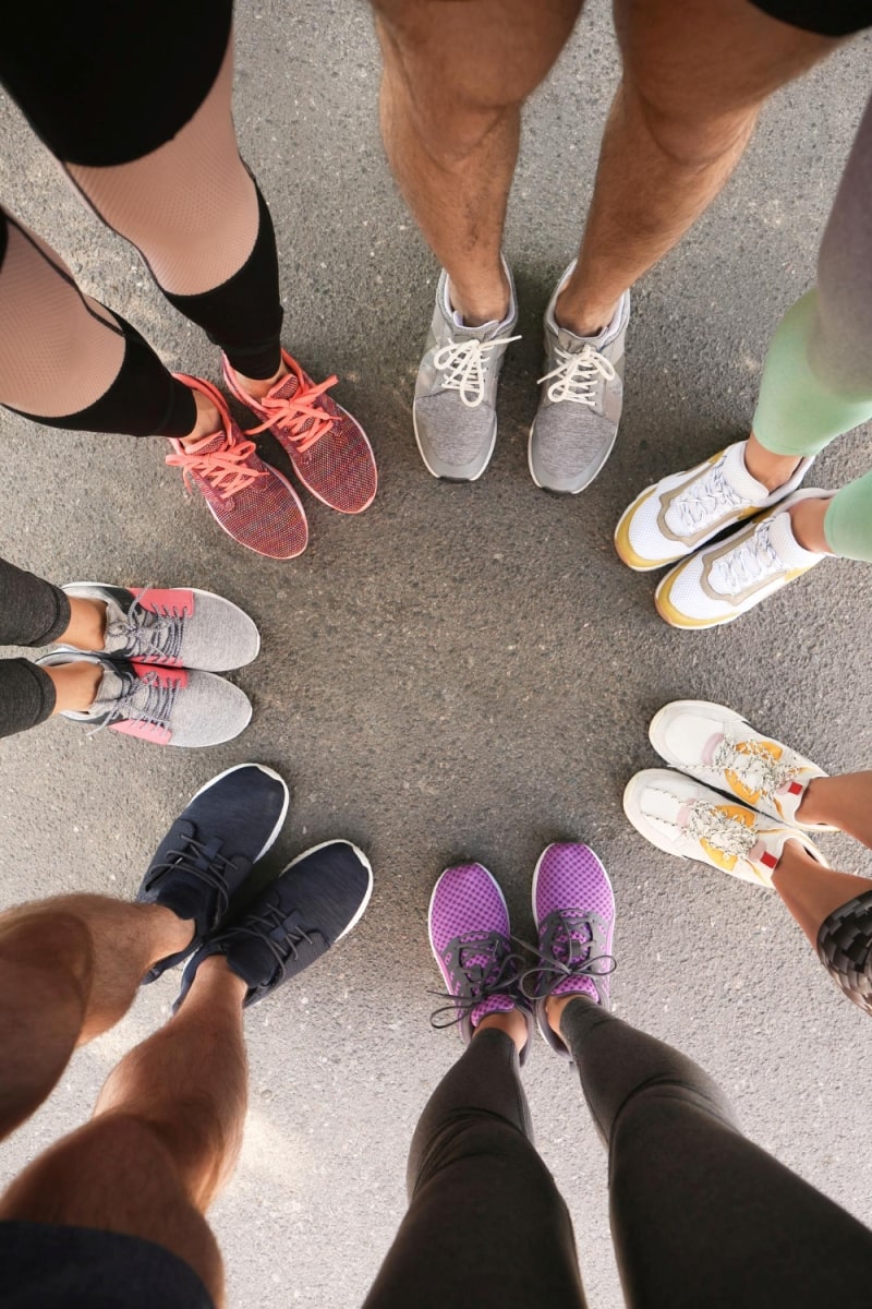 ténis de corrida para homem e para mulher