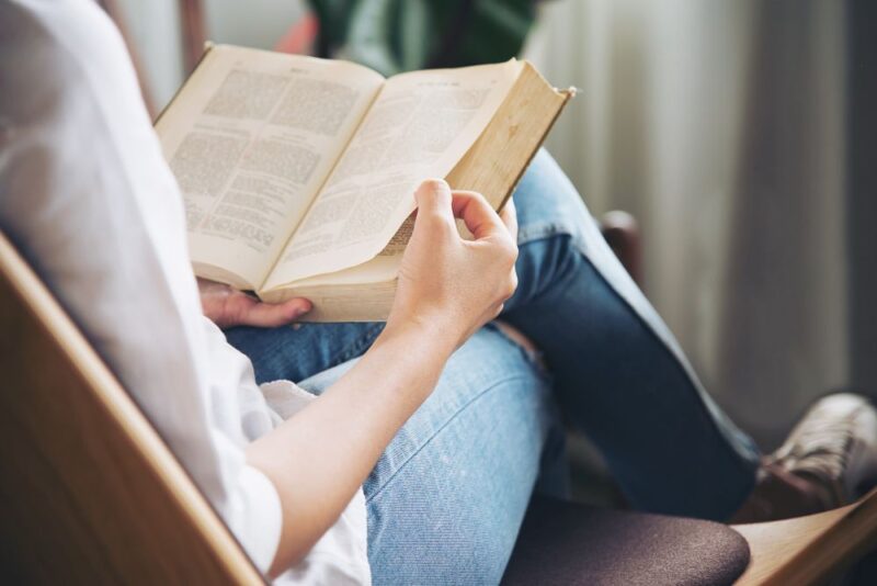 ambiente favorável à leitura em casa