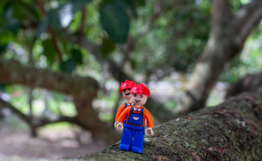 Boneco LEGO criativo para sistema proprietário de blocos